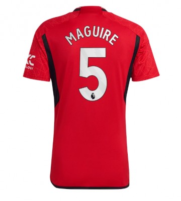 Manchester United Harry Maguire #5 Primera Equipación 2023-24 Manga Corta